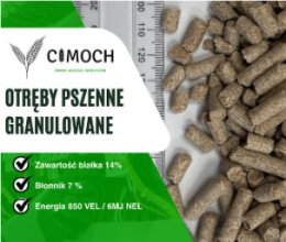 Otręby pszenne granulowane 6mm